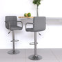 Voir la diapositive 1 : VIDAXL Tabourets de bar lot de 2 gris similicuir