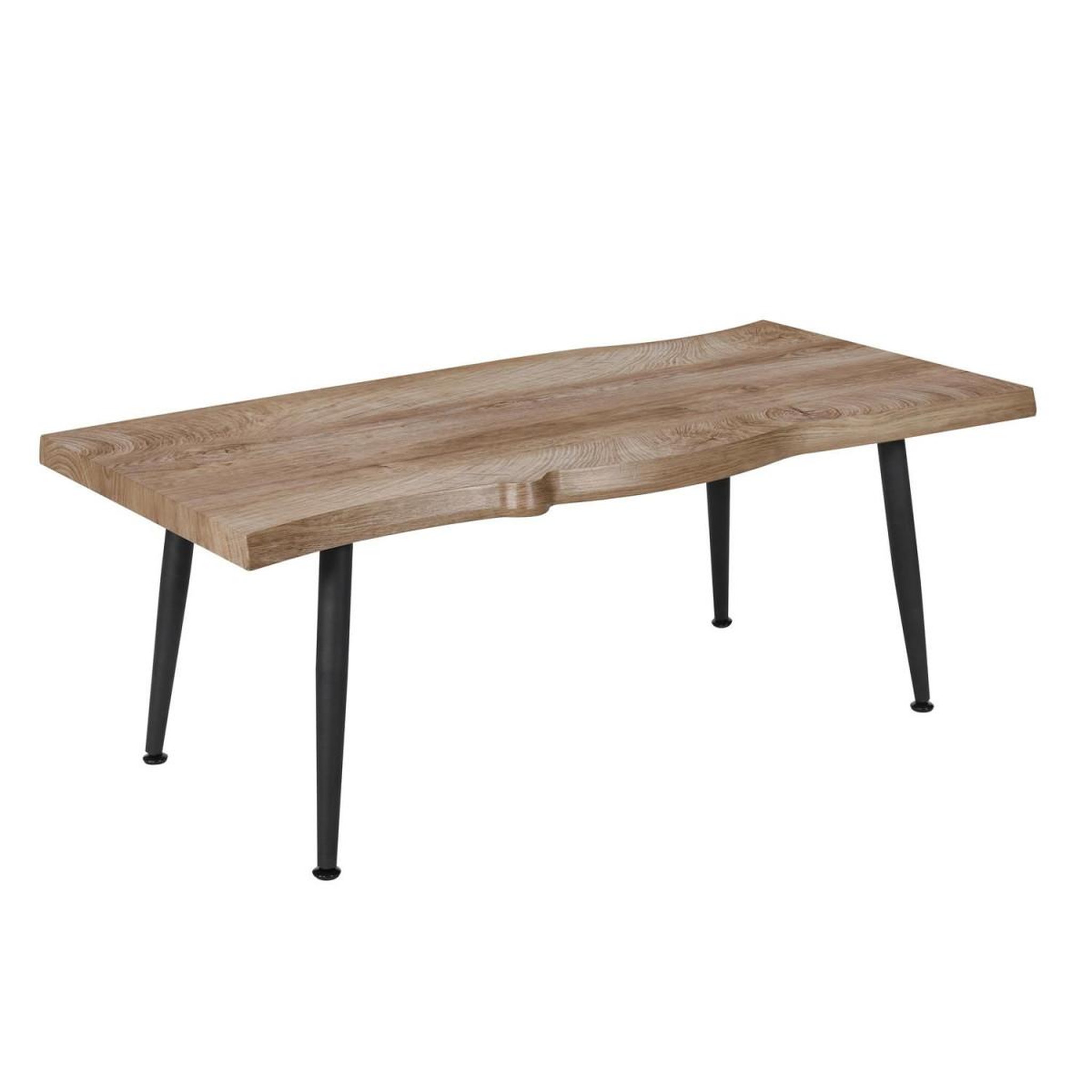 The Home Deco Factory Table basse design  forest ii  100cm naturel & noir