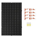 Paris Prix Panneau Mural  Rangement Outils  48cm Noir