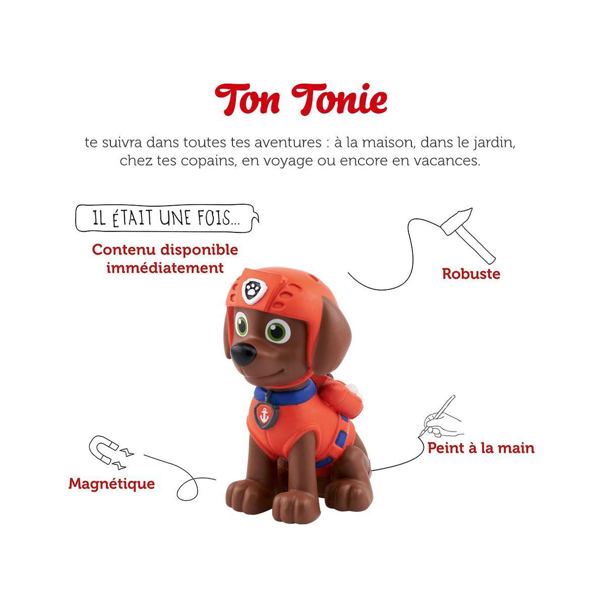 Voir la diapositive 2 : TONIES Jeu éducatif La Pat'Patrouille - Zuma