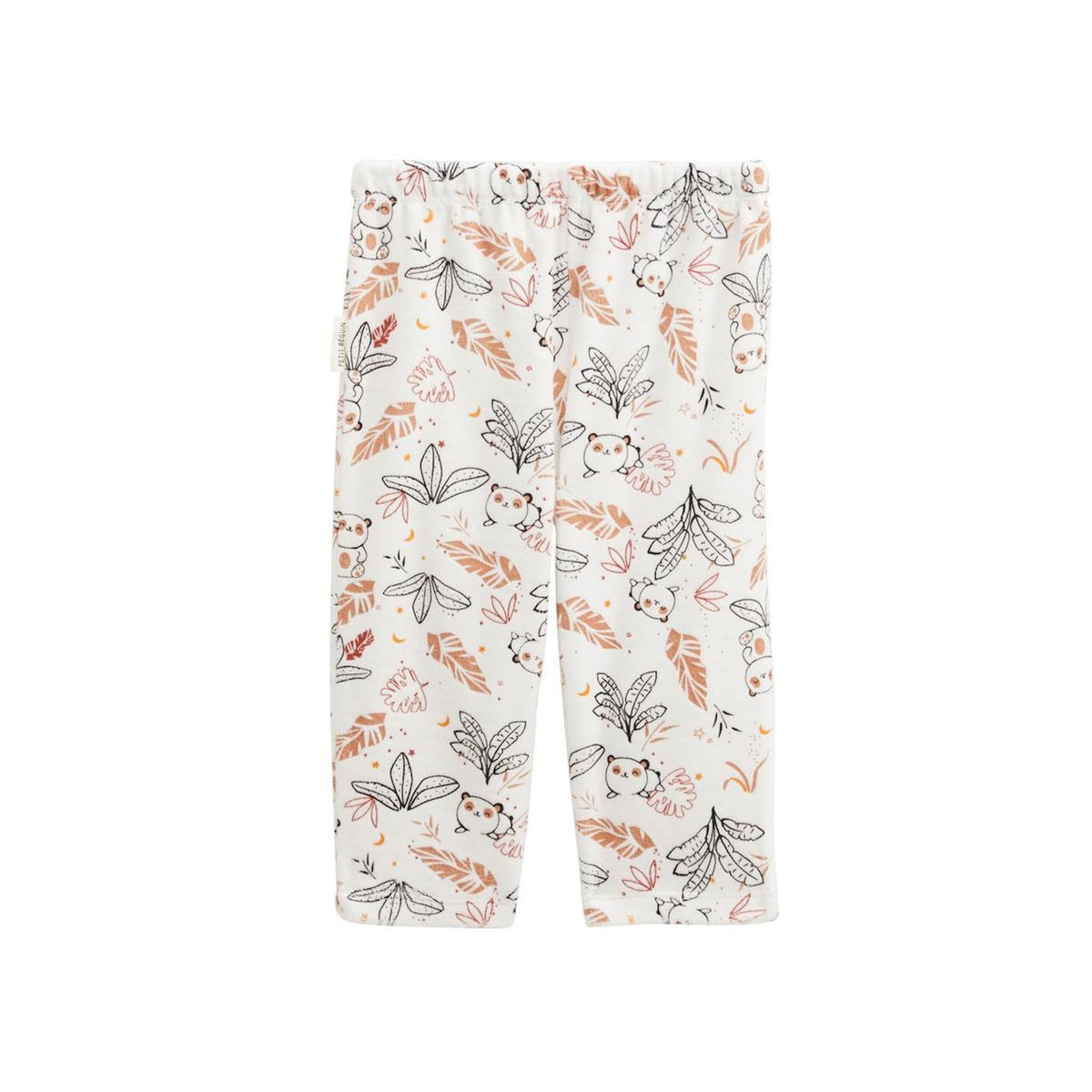 Petit Béguin Pyjama enfant 2 pièces en velours Maloueg