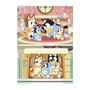 Voir la diapositive 2 : EDUCA Puzzle - EDUCA - Bluey - 2 x 16 pieces - Multicolore - Pour enfants a partir de 3 ans