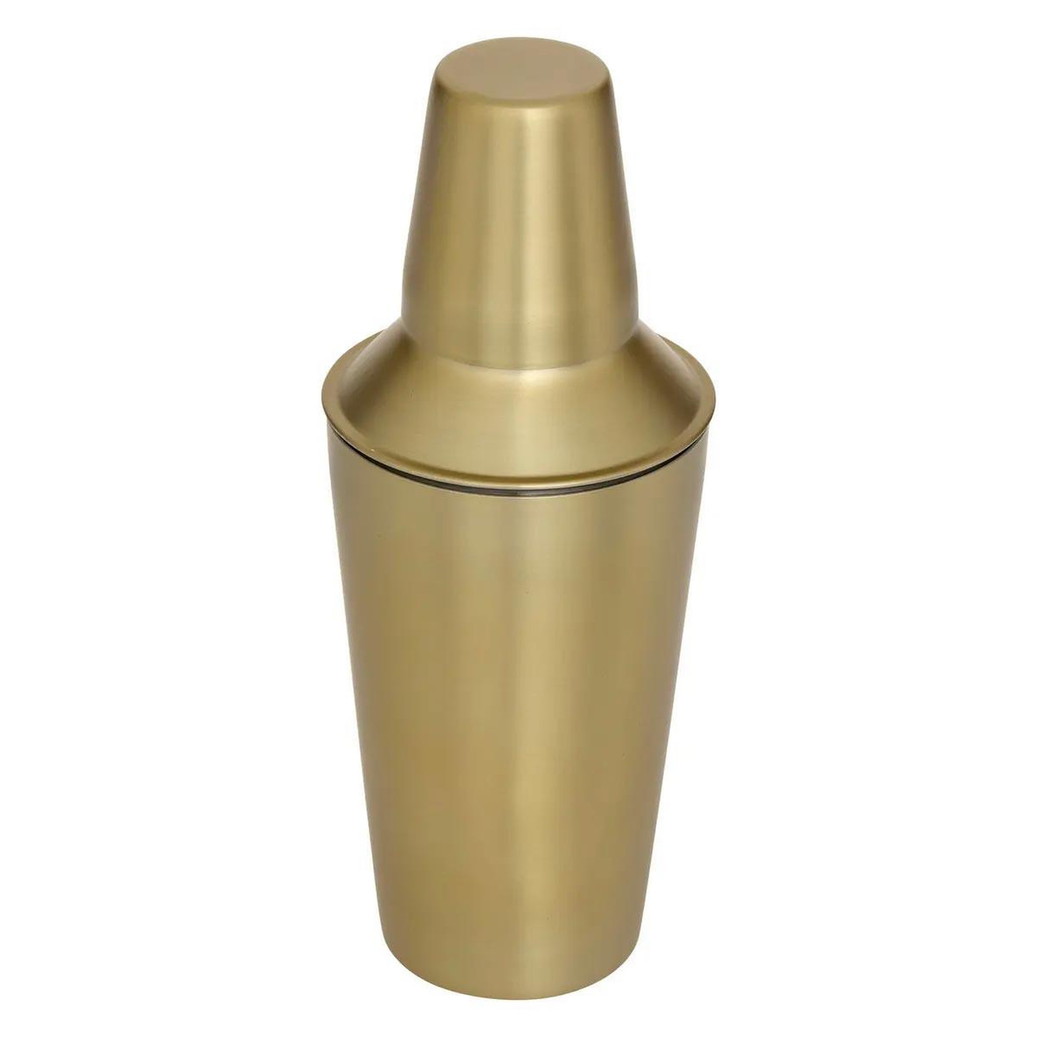 Voir la diapositive 3 : SECRET DE GOURMET Coffret à cocktails 5 pièces  gold  19cm doré