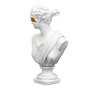 Voir la diapositive 3 : Paris Prix Statuette Déco  Buste avec Masque  31cm Blanc
