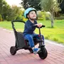 SMARTRIKE Tricycle pliable évolutif 7en1 - SmarTfold 600S Noir