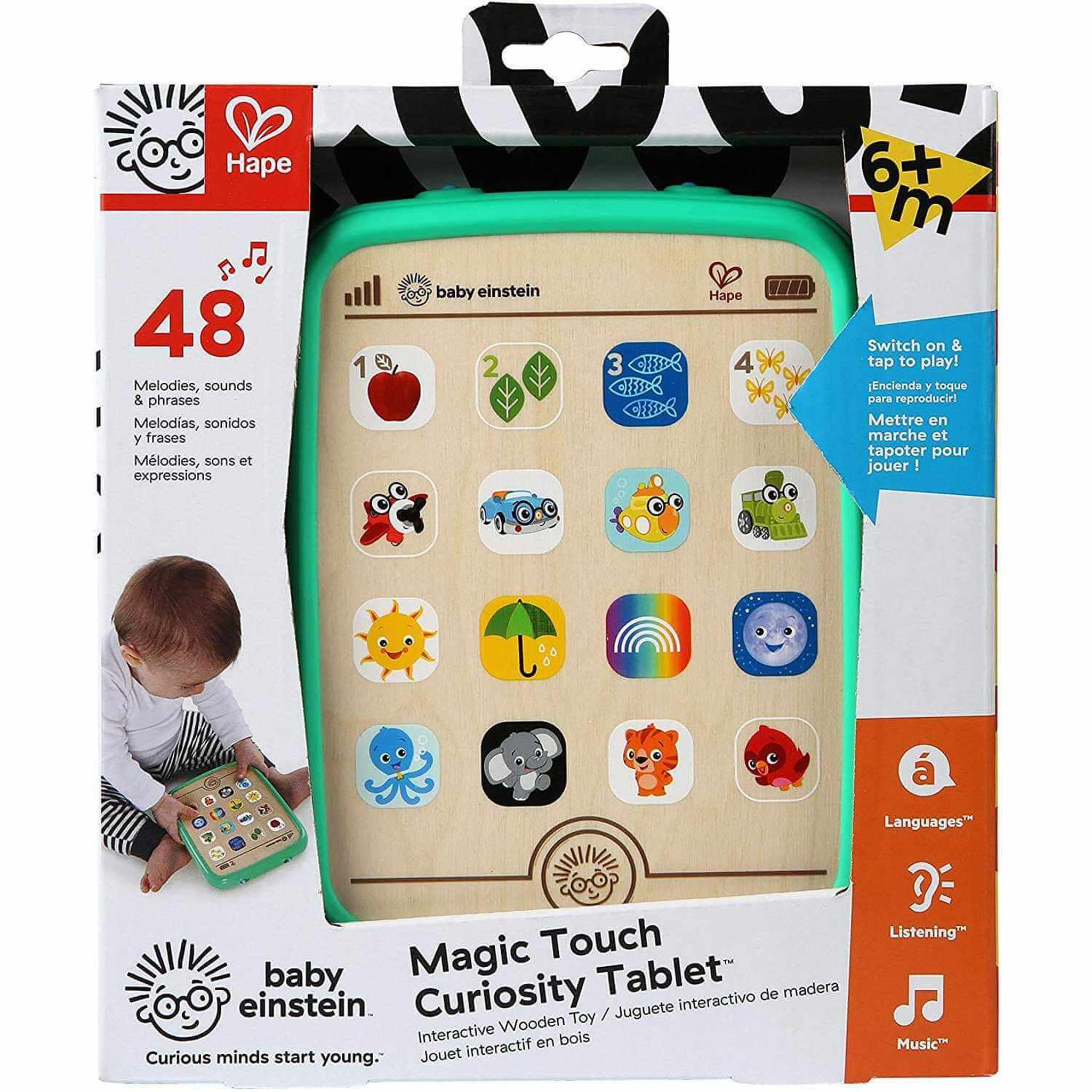 Voir la diapositive 4 : Hape Magic touch Tablette Baby Einstein