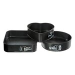 FIVE Lot de 3 Moules en Métal Démontables  Best  26cm Noir