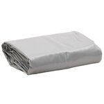VIDAXL Bache gris 1x2,5 m 650 g/m²