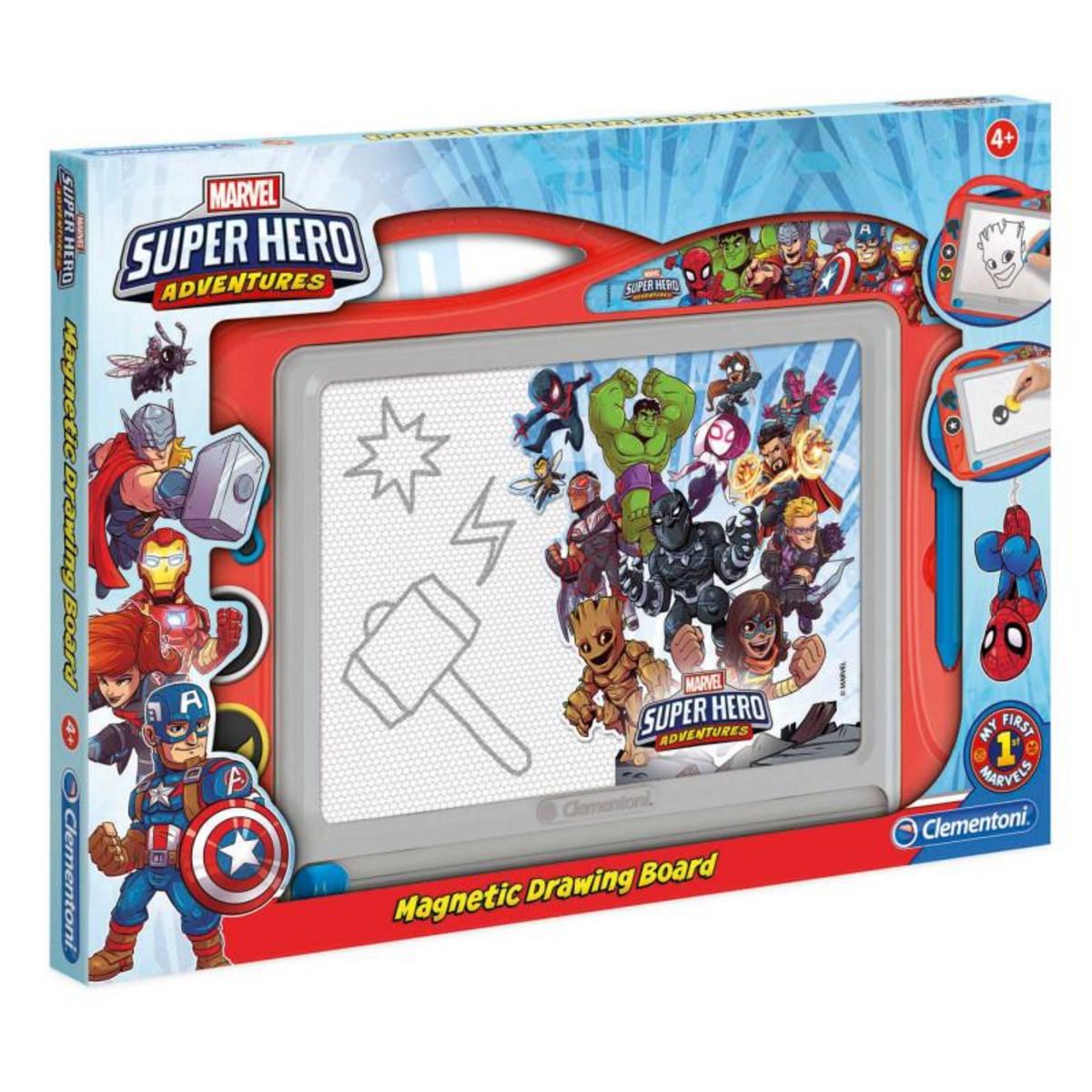 CLEMENTONI Clementoni Magnetic Drawing Board Marvel Superheroes