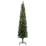 Voir la diapositive 2 : VIDAXL Sapin de Noël artificiel mince 300 LED 240 cm