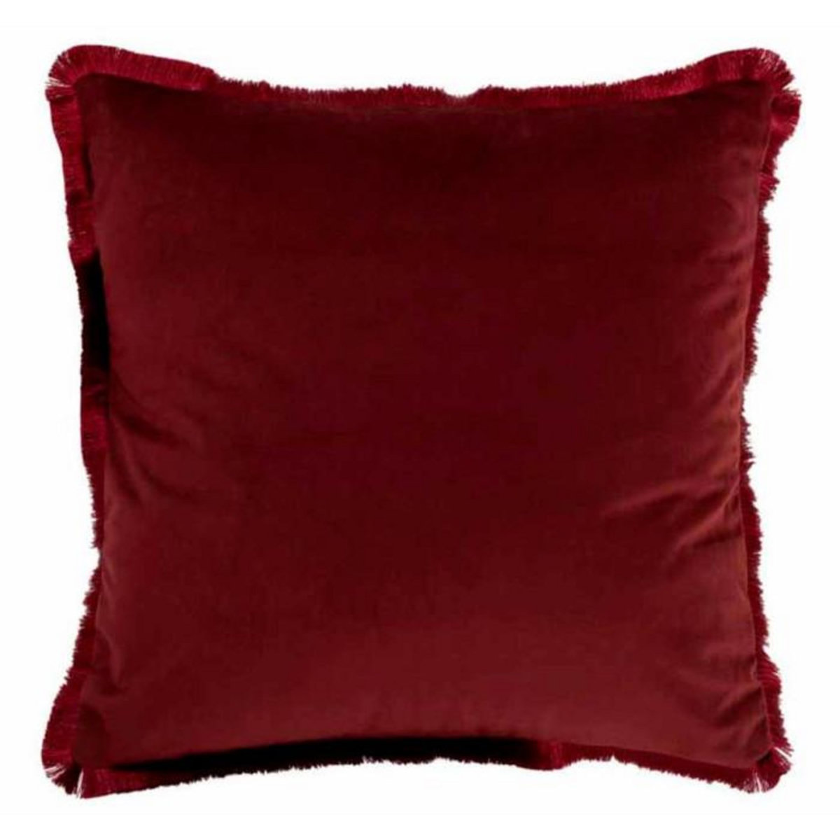 Paris Prix Coussin Carré Déco  Alpha  42x43cm Rouge