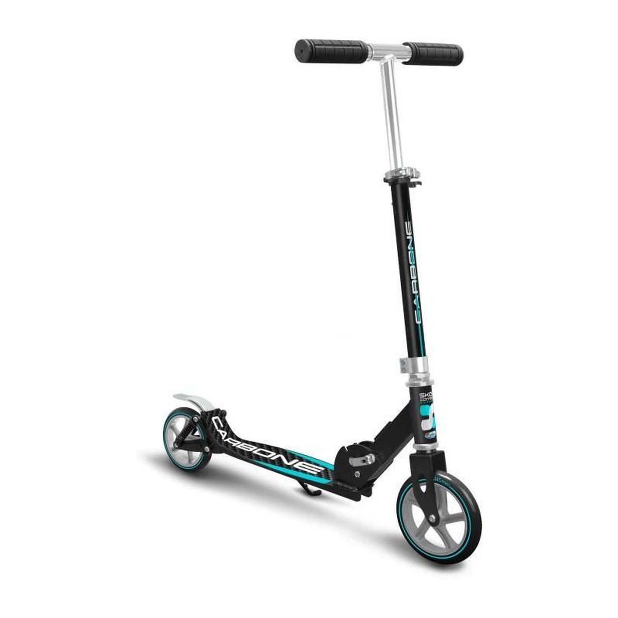 STAMP Trottinette pliable ajustable double suspensions 145mm - SKIDS CONTROL CARBONE - JK525145