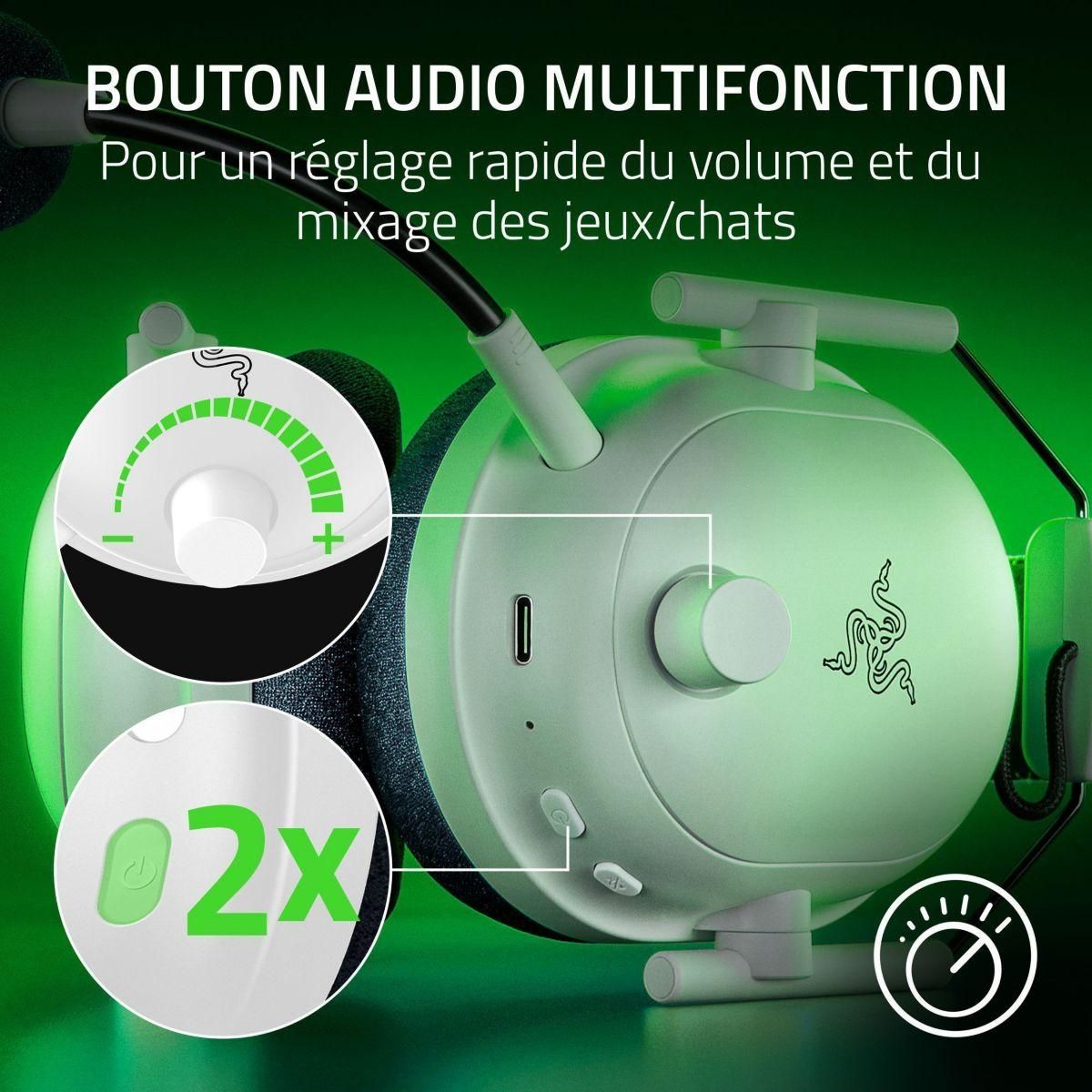 Razer Casque gamer BlackShark V2 Pro Xbox Blanc