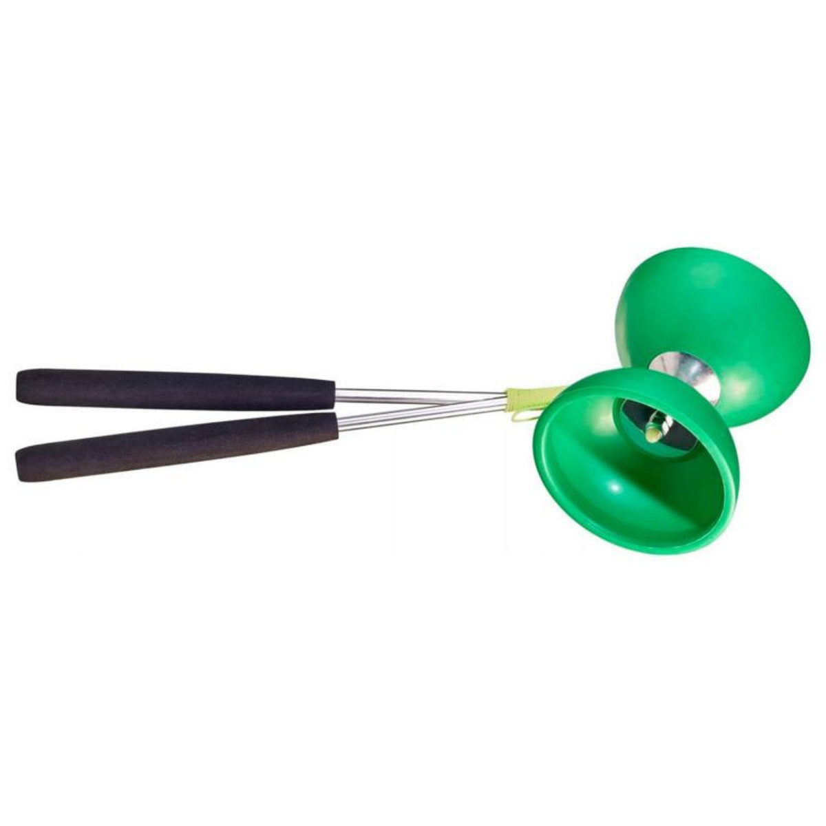 Eureka Toys EUREKA Rubber Diabolo with Aluminum Sticks - Dark Green
