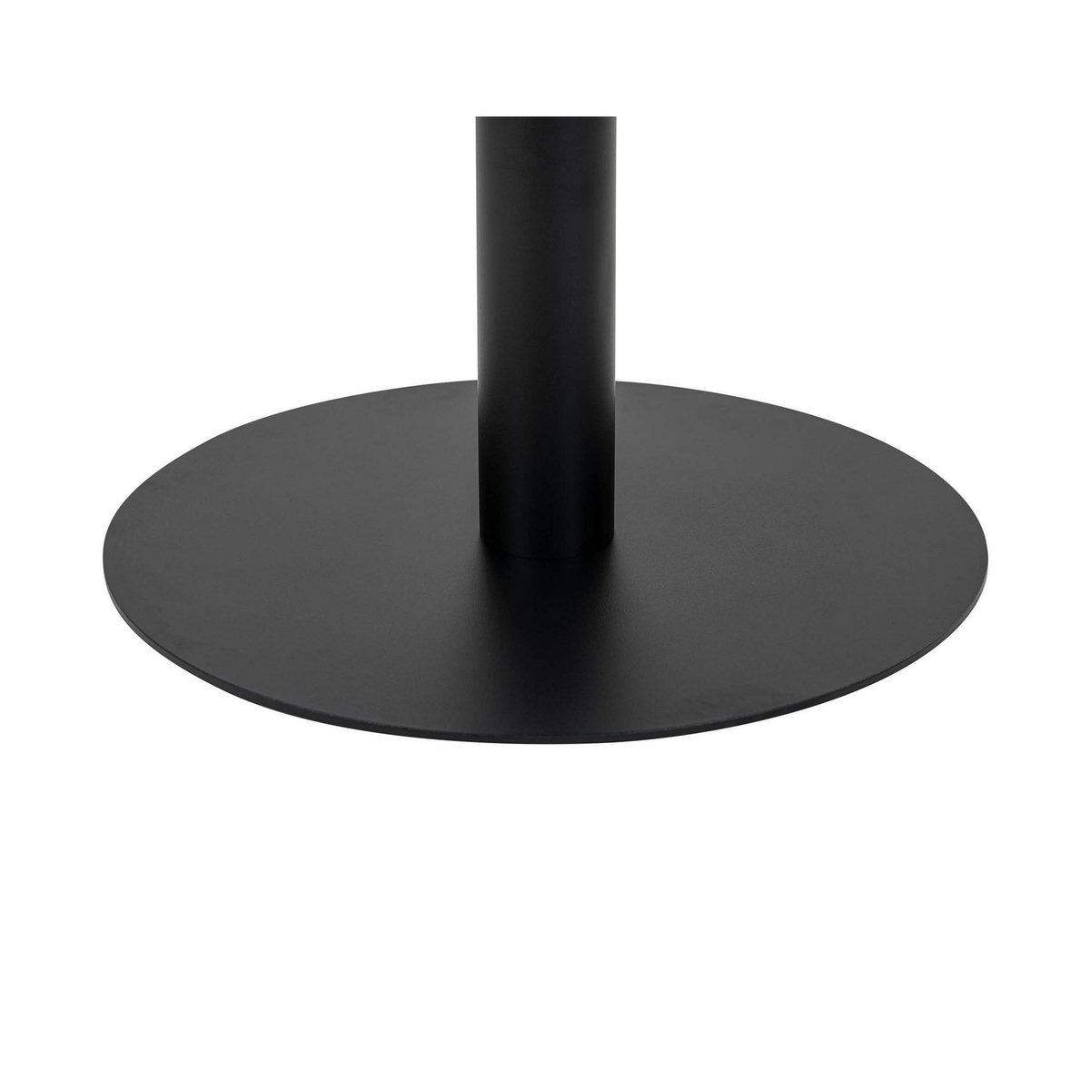 LISA DESIGN Valverde - table basse ronde - effet marbre - noir - 70 cm