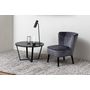 Voir la diapositive 2 : CONCEPT USINE Table basse ronde effet marbre noir HARLEM