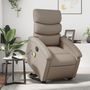 Voir la diapositive 1 : VIDAXL Fauteuil inclinable de massage electrique cappuccino similicuir