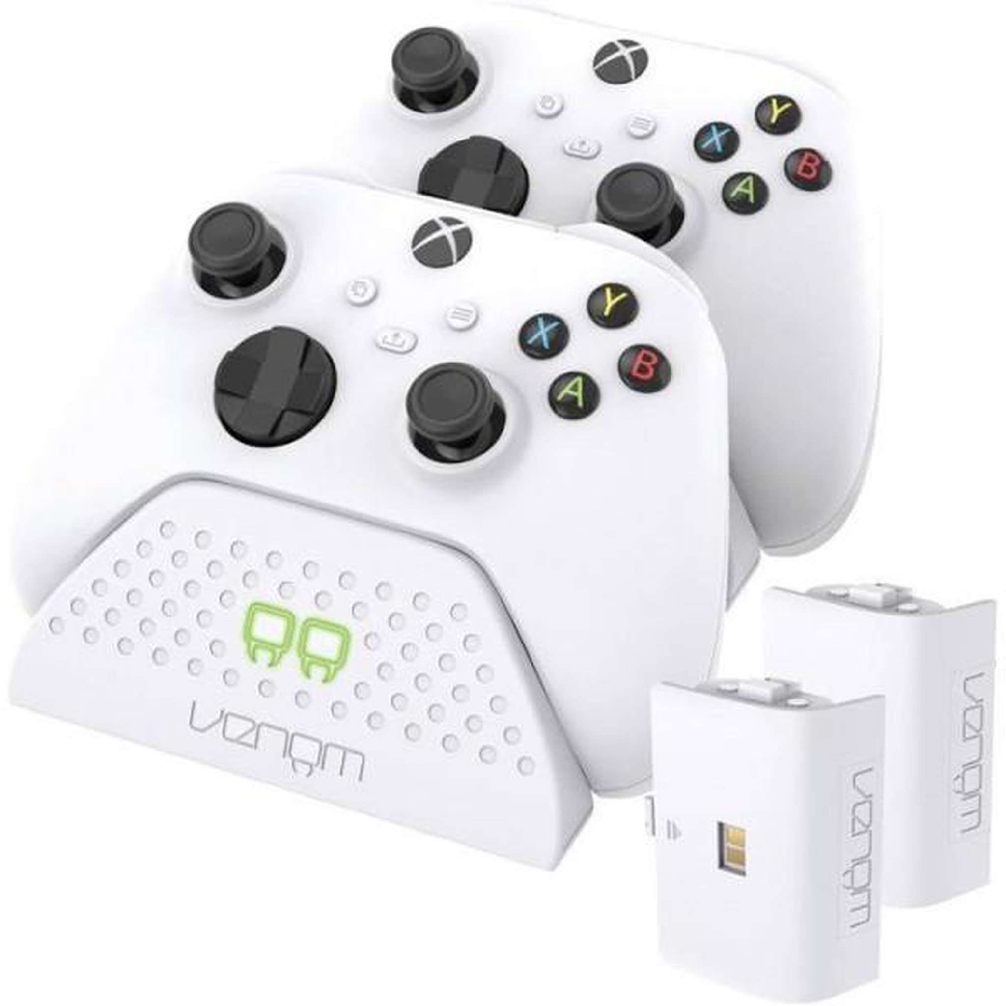 VENOM Station de charge double - VENOM - pour manettes Xbox - Xbox Series X|S & One - Blanc