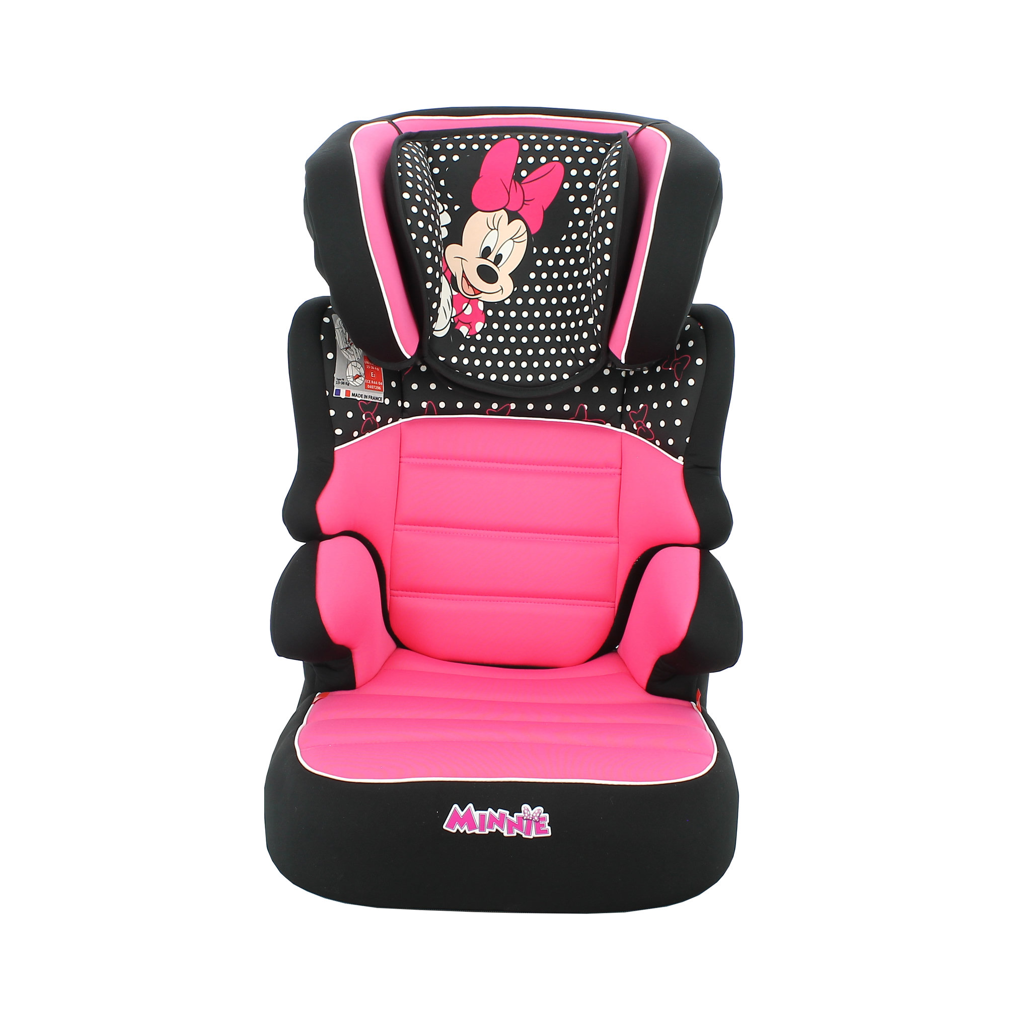Voir la diapositive 2 : DISNEY Rehausseur auto groupe 2/3 Befix Disney Minnie