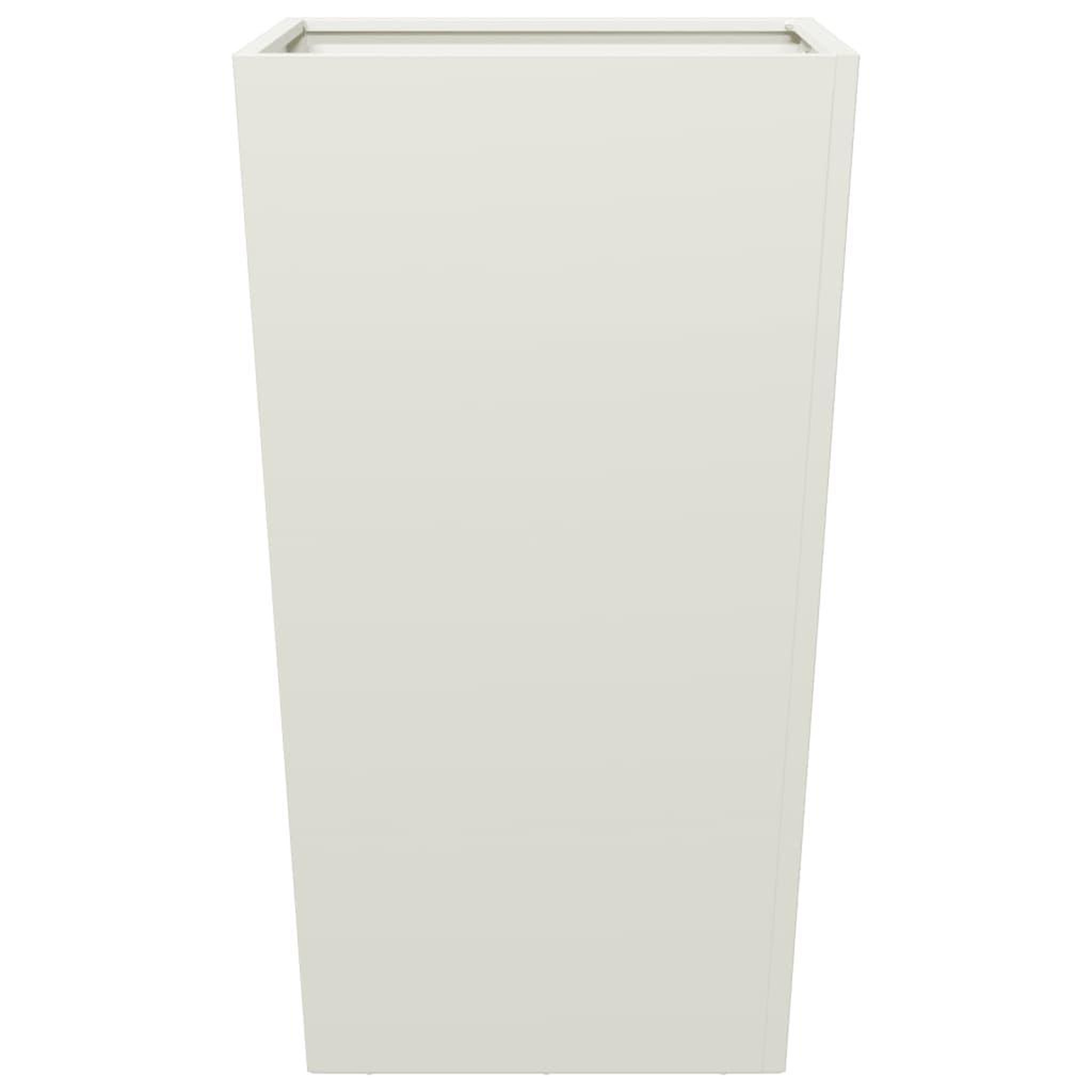 Voir la diapositive 5 : VIDAXL Jardiniere blanc 45x45x75 cm acier