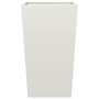 Voir la diapositive 5 : VIDAXL Jardiniere blanc 45x45x75 cm acier