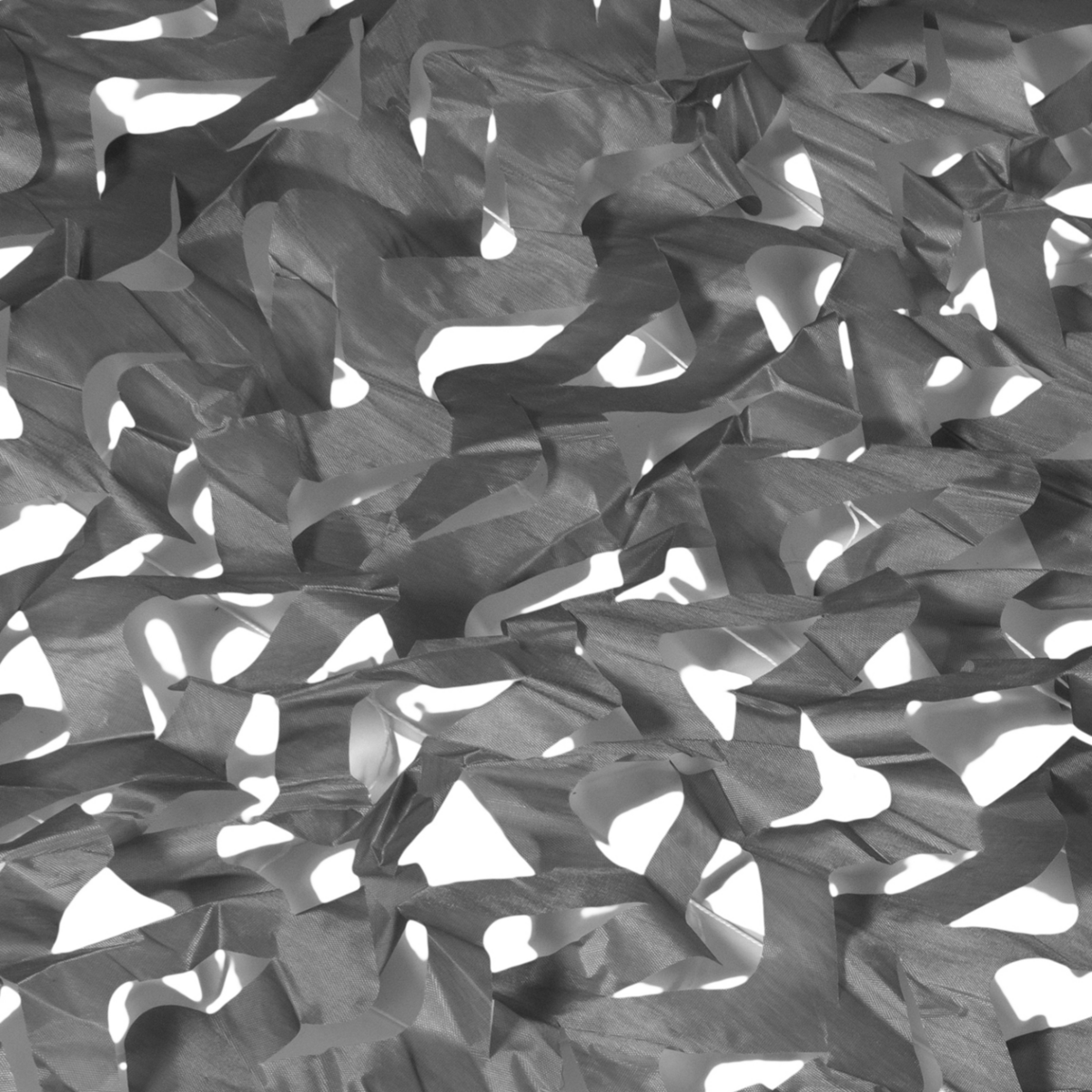 ID MARKET Voile d'ombrage rectangulaire design ombrière camouflage 3x4 M gris