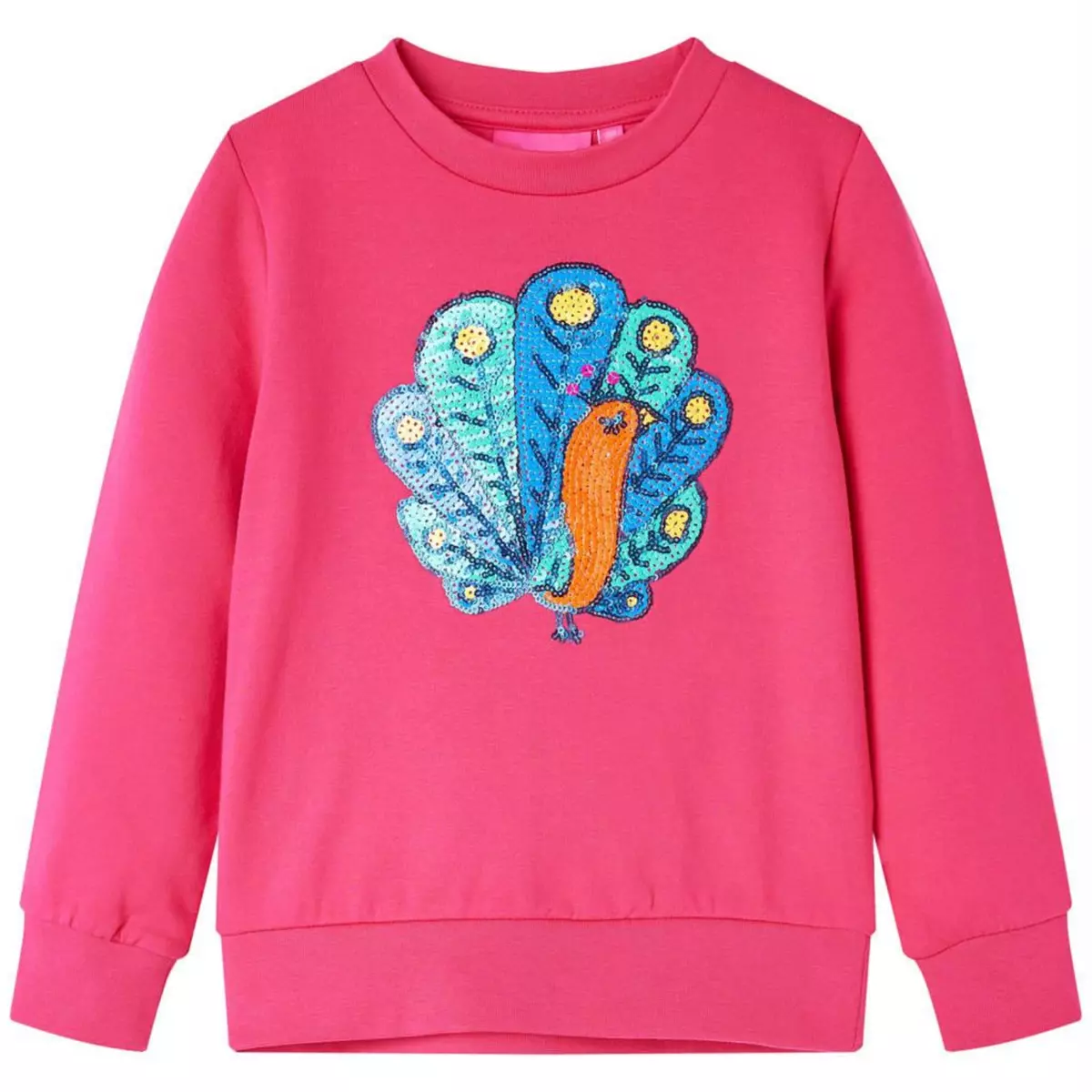 VIDAXL Sweatshirt pour enfants rose vif 128