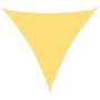 Voir la diapositive 2 : VIDAXL Parasol en PEHD triangulaire 5x5x5 m Beige