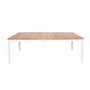 Voir la diapositive 3 : SWEEEK Table de jardin SENORA acacia avec coins arrondis, 10 places, 200 x 100 x 75 cm