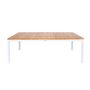 Voir la diapositive 3 : SWEEEK Table de jardin SENORA acacia avec coins arrondis, 10 places, 200 x 100 x 75 cm