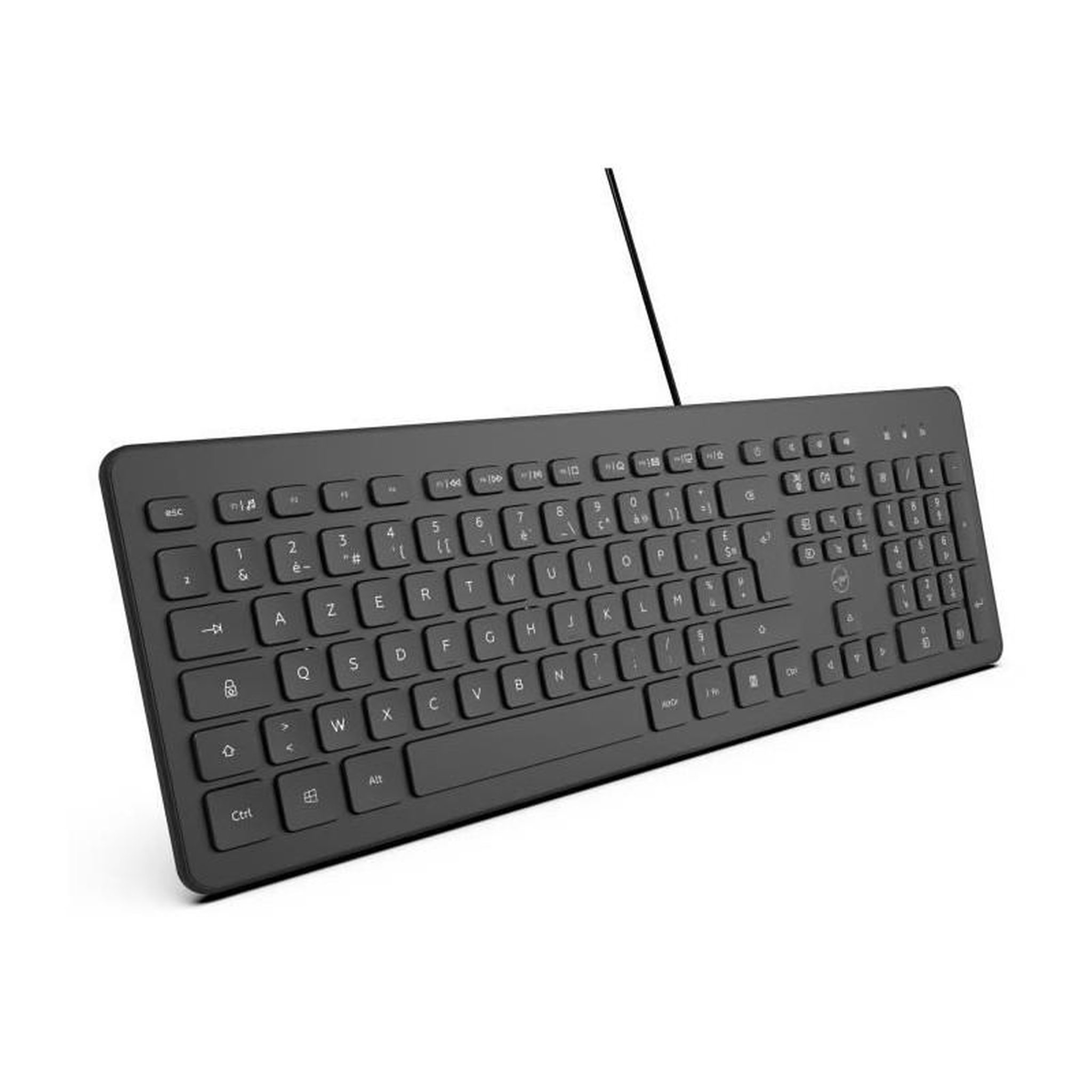 Mobility Lab MOBILITY LAB ML304250 - Clavier PC Business Filaire avec 2 hub USB integre - Noir