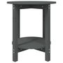 Voir la diapositive 5 : VIDAXL Table basse Gris Ø 55x60 cm Bois massif de pin
