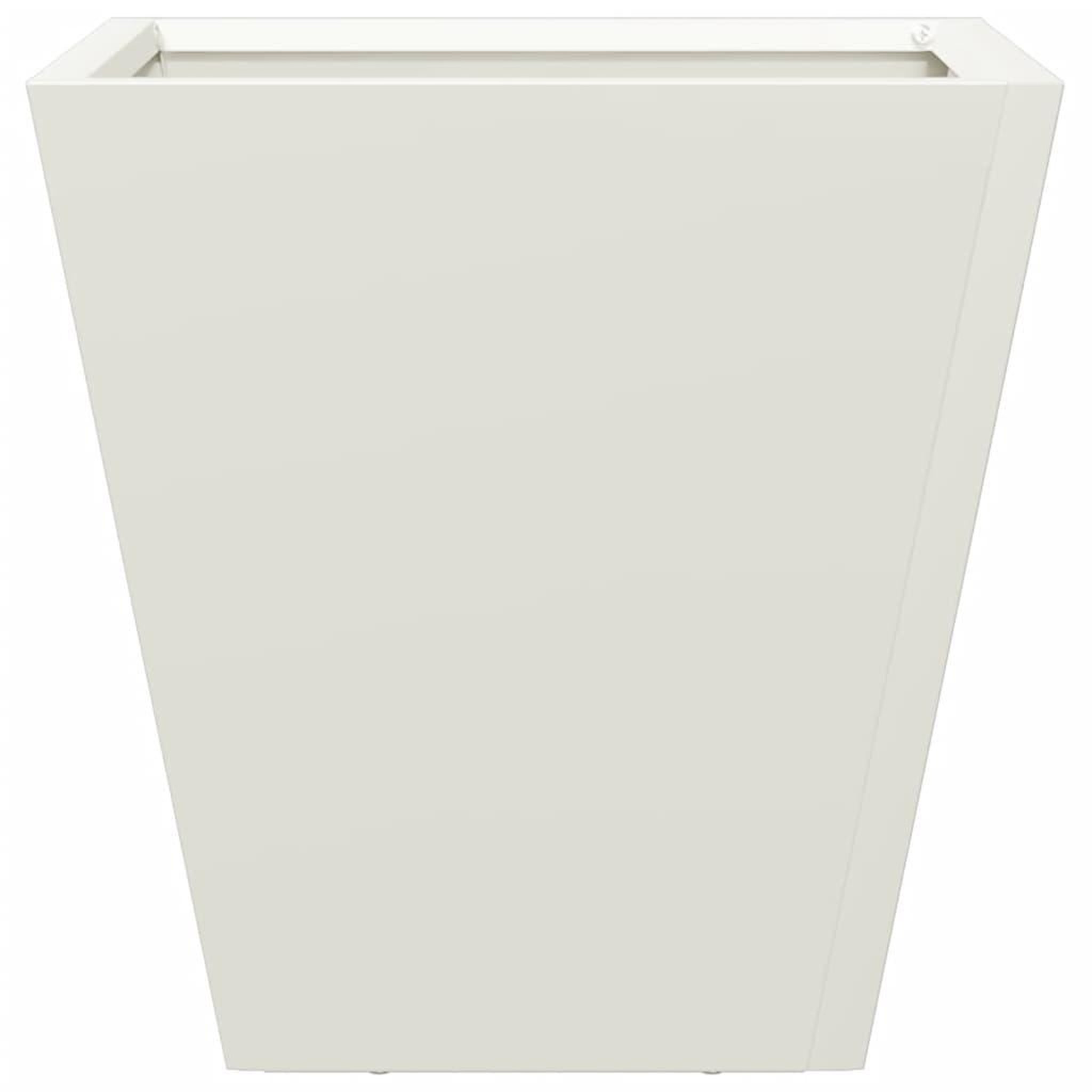 Voir la diapositive 5 : VIDAXL Jardiniere blanc 30x30x30 cm acier