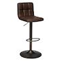 Voir la diapositive 2 : ATMOSPHERA Lot de 2 Chaises de Bar  Delek  102cm Marron
