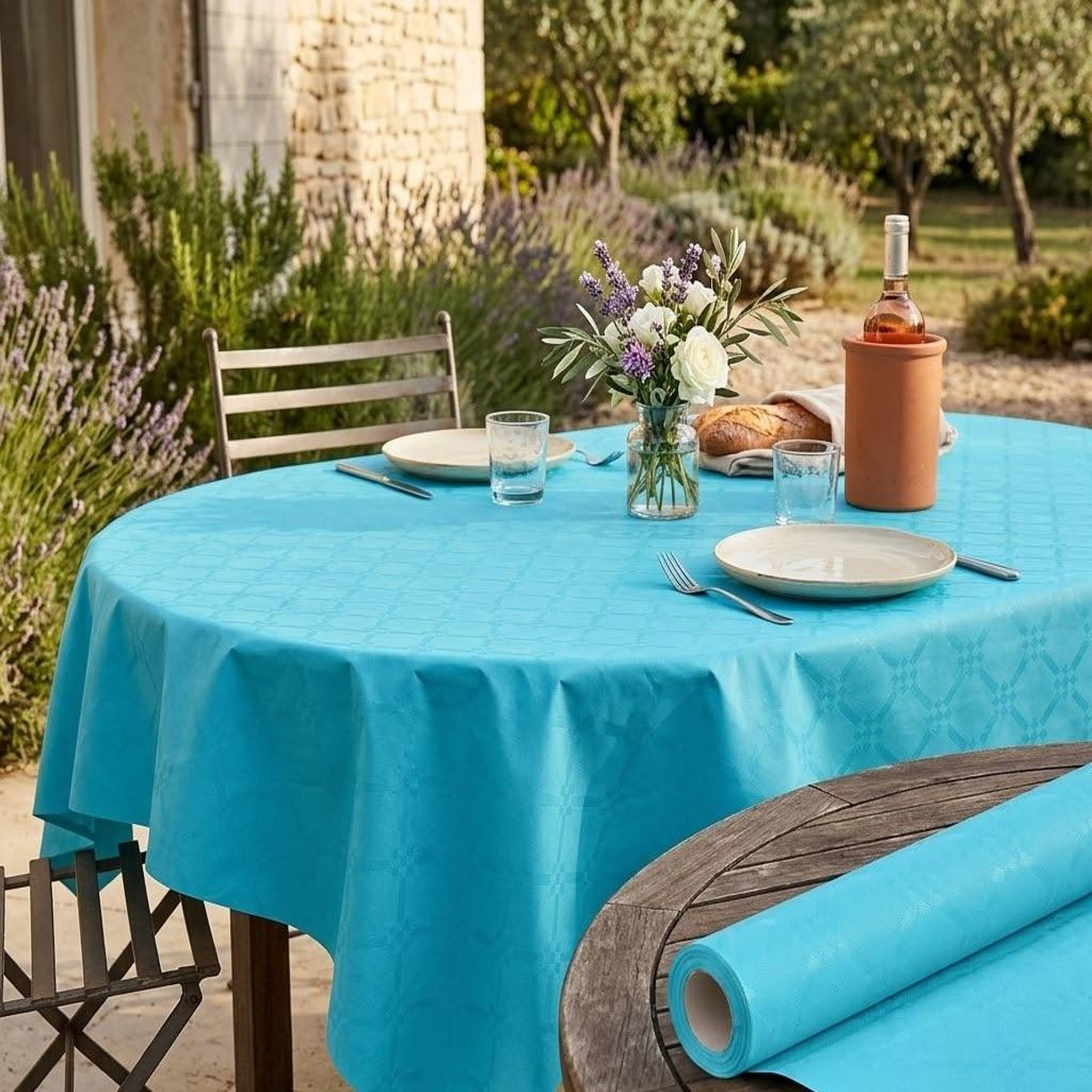 Voir la diapositive 2 : Eden Nappe en papier design et moderne