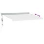 Voir la diapositive 4 : VIDAXL Auvent retractable anthracite et blanc 3,5x2,5m tissu/aluminium