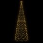 Voir la diapositive 4 : VIDAXL Arbre de Noël cone 1400 LED Blanc chaud 160x500 cm