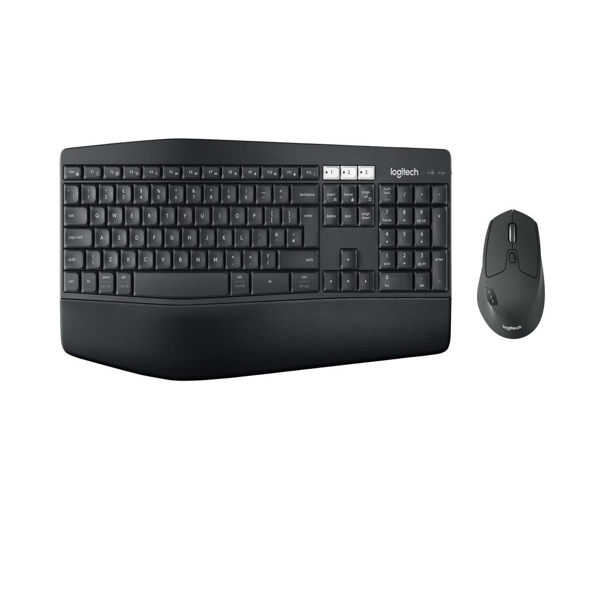Voir la diapositive 2 : Logitech Logitech mk850 performance clavier souris incluse rf sans fil + bluetooth qwerty italien noir