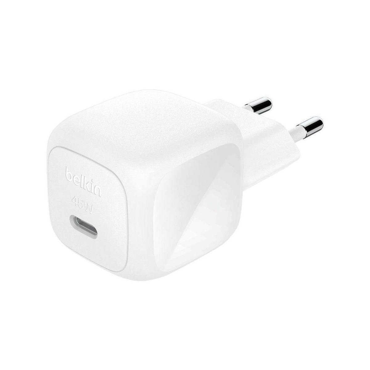 Belkin Chargeur 45W USB Power delivery PPS blanc