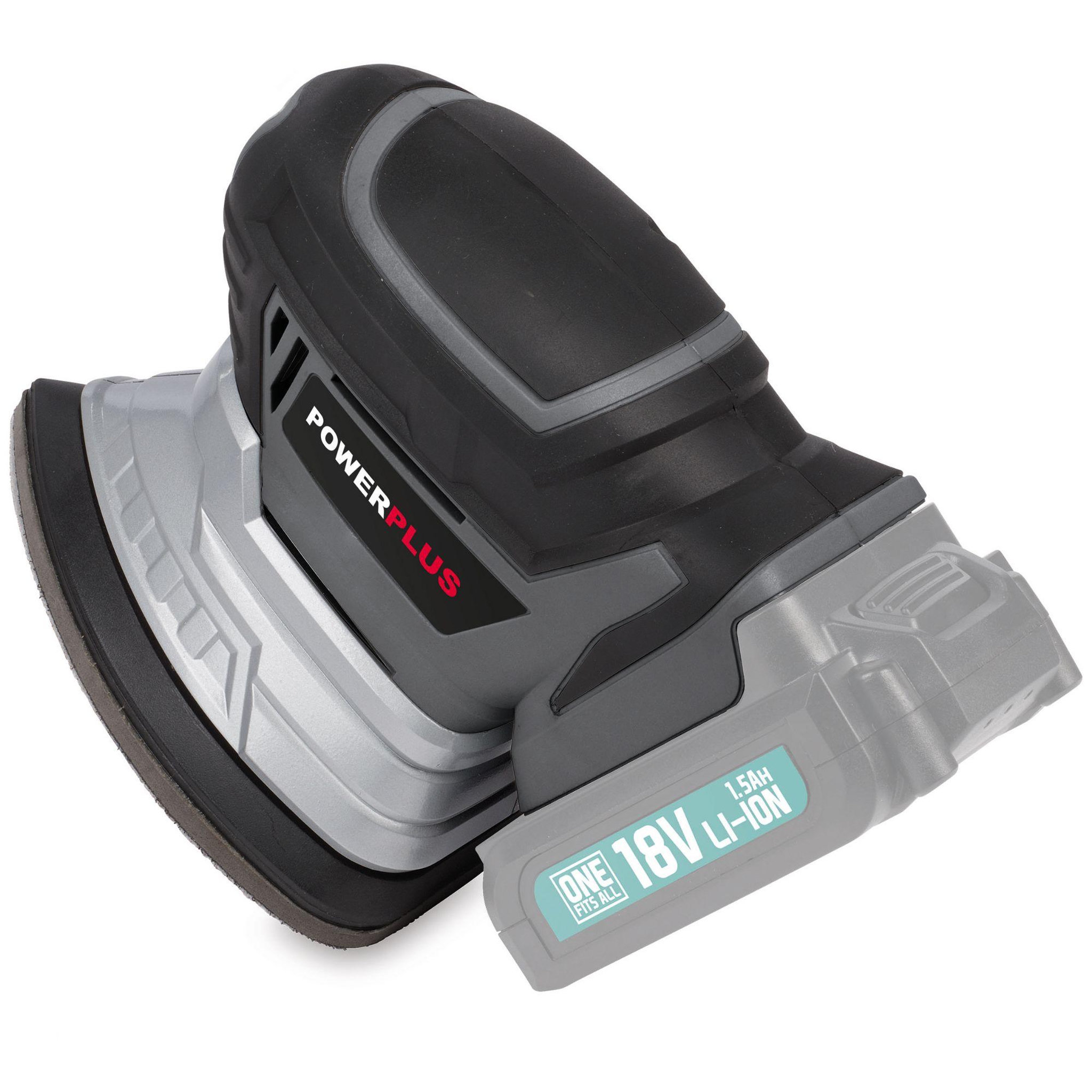Voir la diapositive 4 : POWERPLUS Ponceuse triangulaire à batterie 18v  sans batterie
