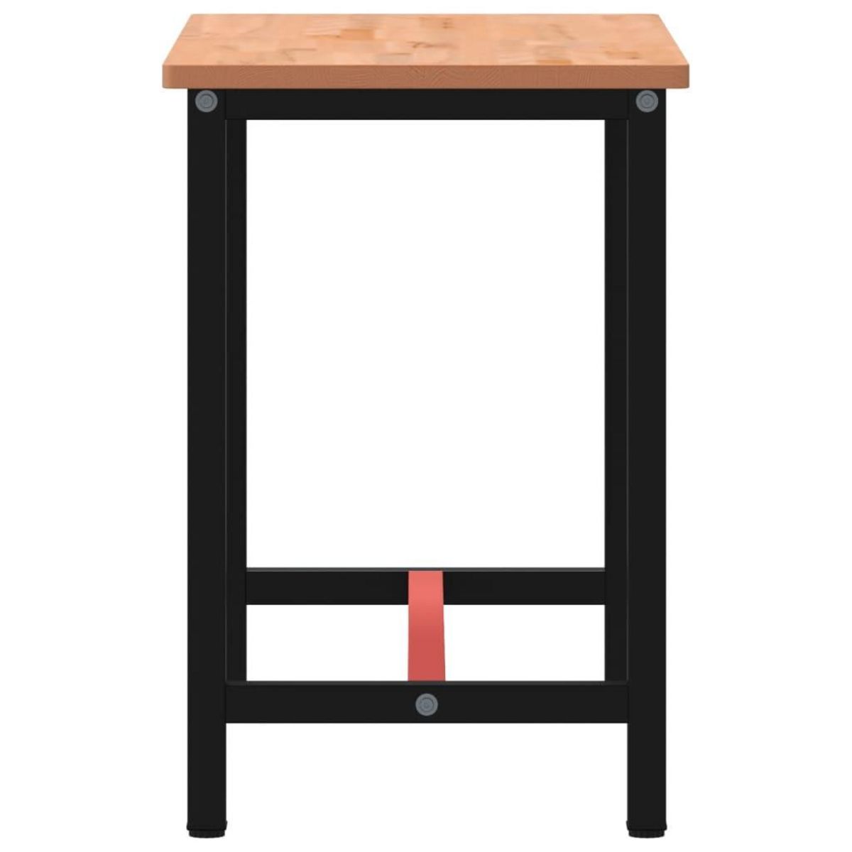 VIDAXL Etabli 115x55x81,5 cm bois massif de hetre et metal