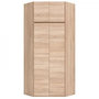 Voir la diapositive 2 : MARKET24 ACADEMICA Armoire d'angle - Décor chene sonoma - Contemporain - Chambre - L 80,5 cm