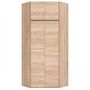 Voir la diapositive 2 : MARKET24 ACADEMICA Armoire d'angle - Décor chene sonoma - Contemporain - Chambre - L 80,5 cm