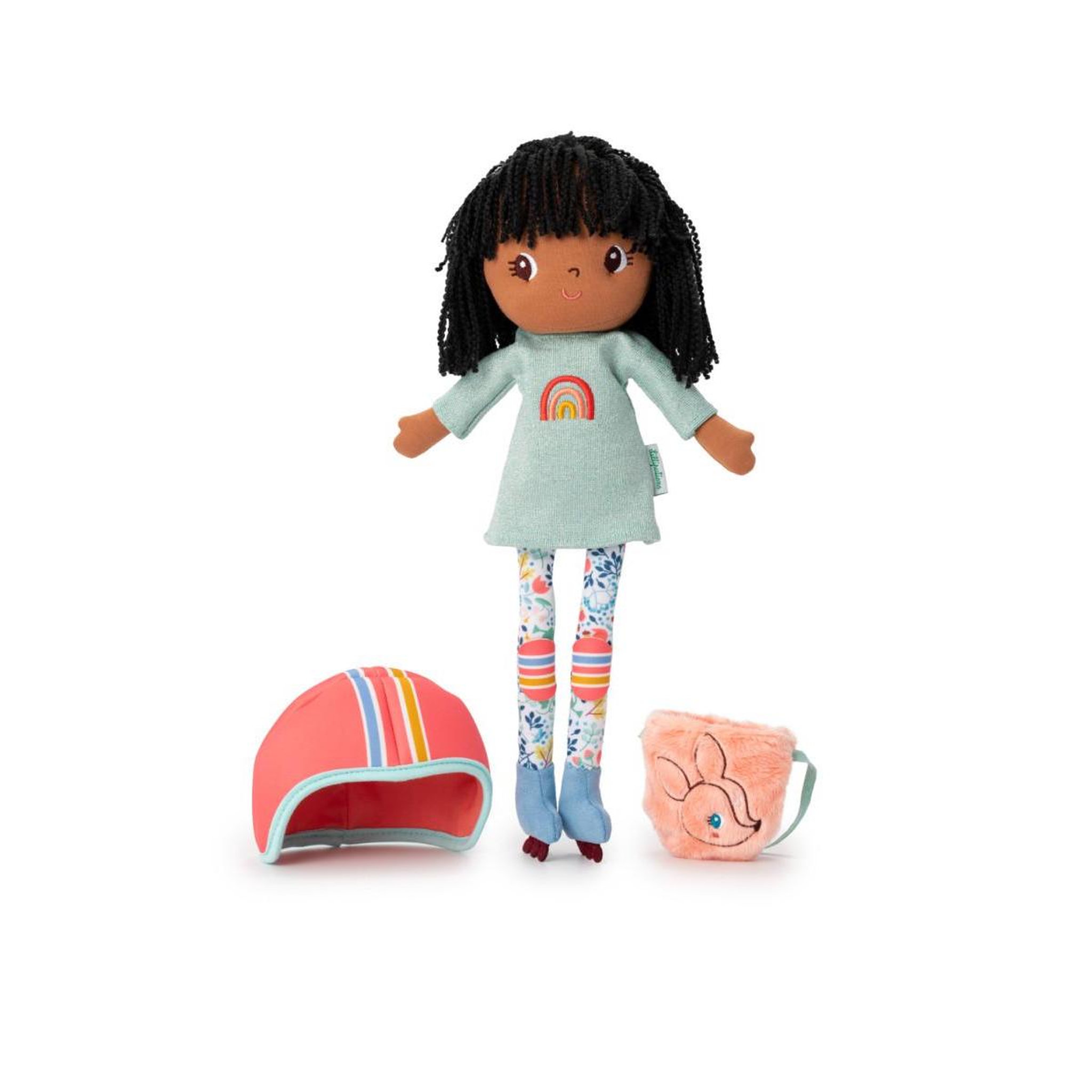 Voir la diapositive 3 : LILLIPUTIENS Lizza et ses rollers poupee de tissu
