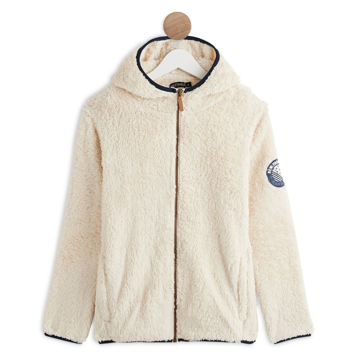 IN EXTENSO Sweat cherpa zippé garçon