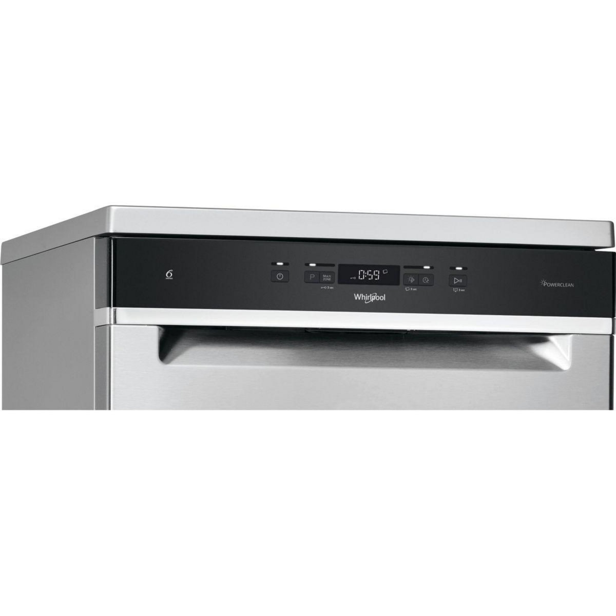 Whirlpool Lave vaisselle 60 cm W3FD634X 6ème sens