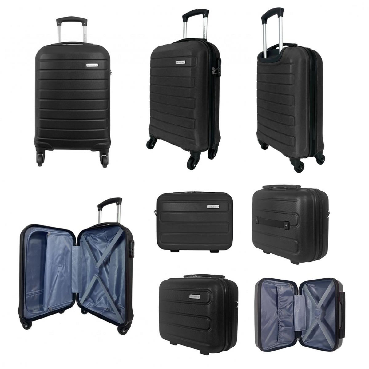 David Jones Lot 2 valises cabine et soute et vanity rigides