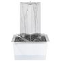 Voir la diapositive 5 : VIDAXL Fontaine de jardin et pompe Acier inoxydable 76 cm Triangulaire