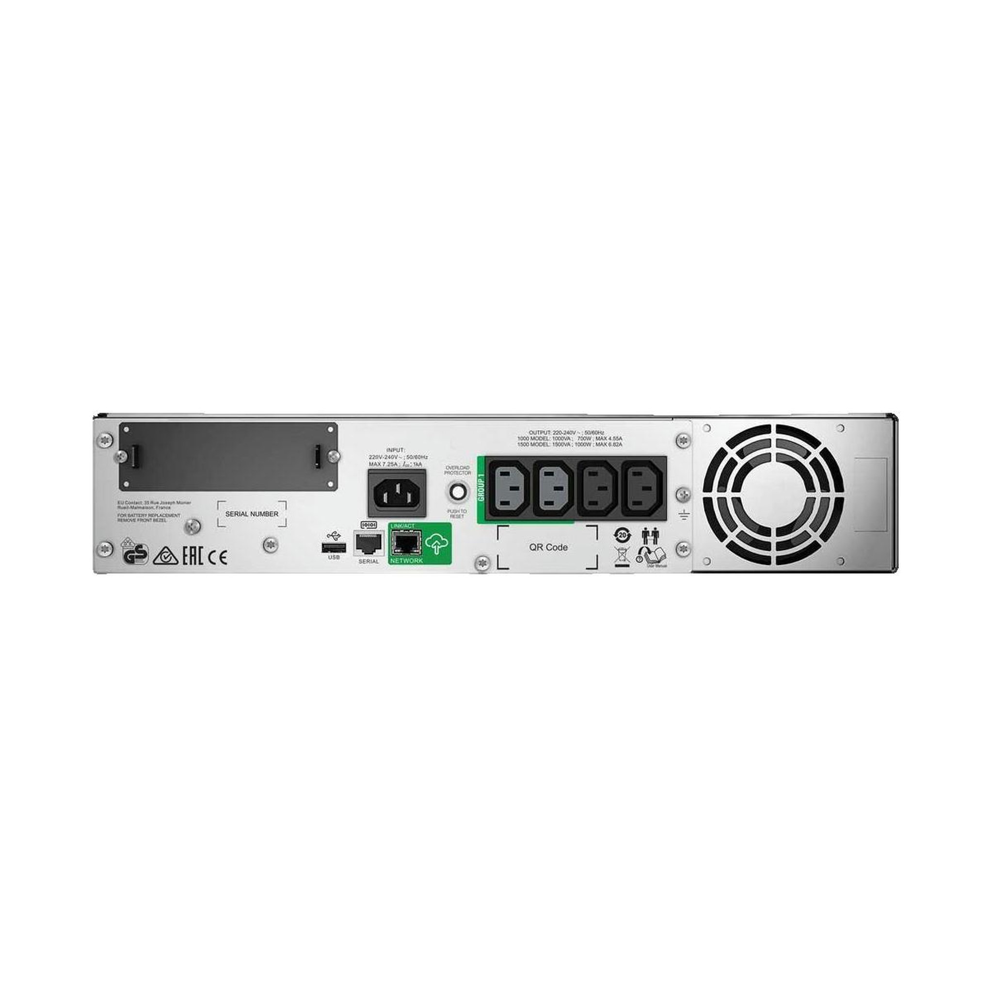 Voir la diapositive 3 : APC Onduleur APC Smart-UPS 1000VA LCD RM 2U