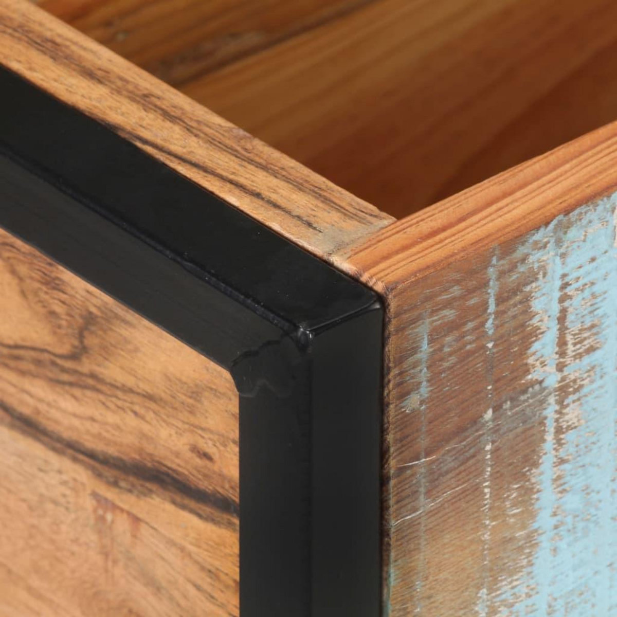 VIDAXL Jardiniere 60x20x68 cm Bois de recuperation massif